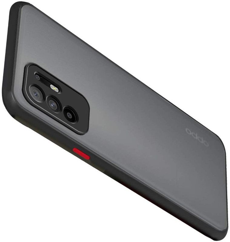 ASMANTIC Back Cover for Oppo F19 Pro Plus  (Black, Pack of: 1)