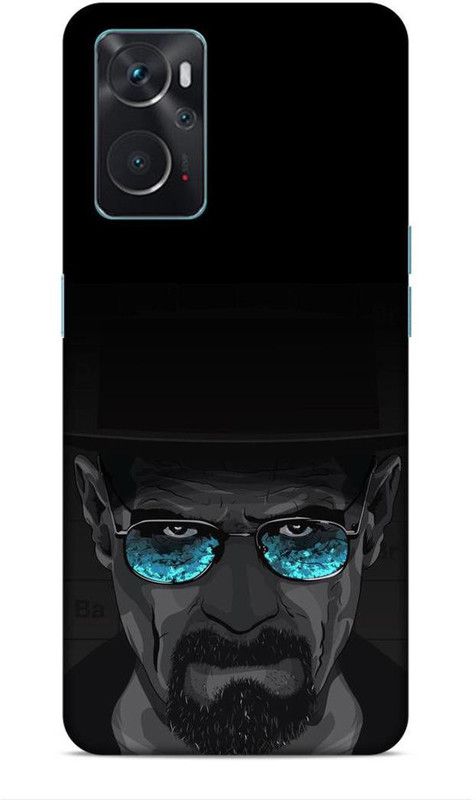 Printabulous Back Cover for Oppo K10  (Black, Grey, Waterproof)