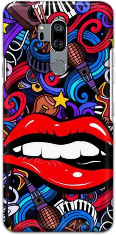 NDCOM Back Cover for LG G7+ ThinQ Trending Graffiti Printed  (Multicolor, Hard Case, Pack of: 1)