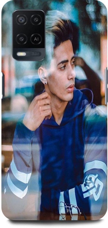 JUGGA Back Cover for OPPO A54, CPH2239, DANISH, ZEHAN, TIKTOKER, FAMOUS, MODEL  (Blue, Hard Case, Pack of: 1)