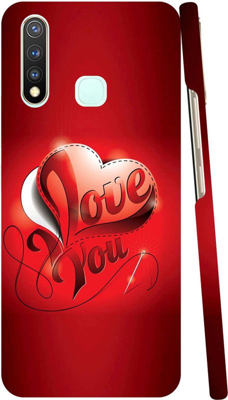 GS PANDA COLLECTIONS Back Cover for VIVO U20  (Red, Pack of: 1)
