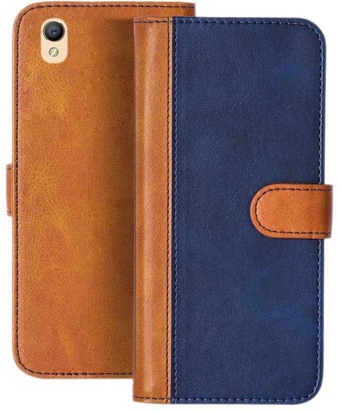Wonderfone Flip Cover for Oppo A37  (Multicolor, Dual Protection, Pack of: 1)