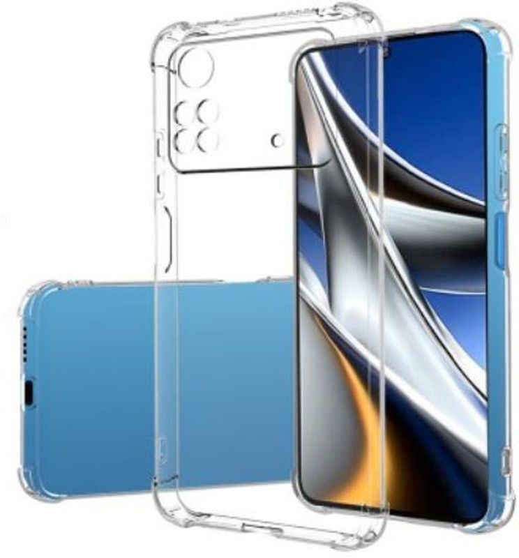 Caseline Back Cover for POCO X4 Pro, POCO X4 Pro 5G  (Transparent, Flexible, Pack of: 1)
