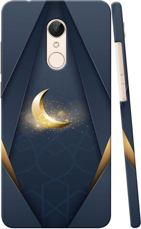 ADITI Designs Back Cover for Mi Redmi Note 5  (Grey, Gold, Dual Protection, Pack of: 1)