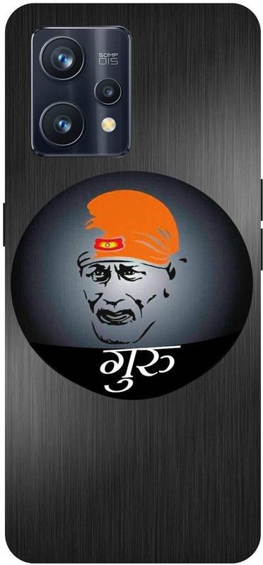PICHKU Back Cover for REALME 9 PRO PLUS-RMX3392-BABA,OM,JAI ,SAI,GURU,HINDU,SHIRDI,SAINATH,BHAGWA  (Orange, Hard Case, Pack of: 1)