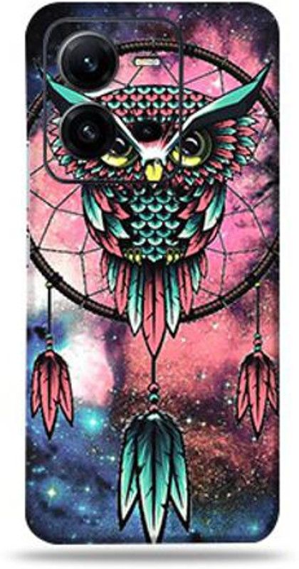 Mclaxa Colorful Owl For vivo v25 5g Back Skin, Colorful Owl, VIVO V25 5G Mobile Skin  (Colorful Owl Matte Finish Skin With Super Matte Finish)