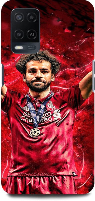 JUGGA Back Cover for OPPO A54, CPH2239, MOHAMMED, SALAH, FOOTBALLER, LIVERPOOL  (Red, Hard Case, Pack of: 1)