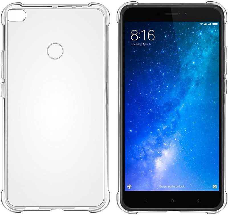 Melfo Back Cover for Mi Max 2  (Transparent, Pack of: 1)