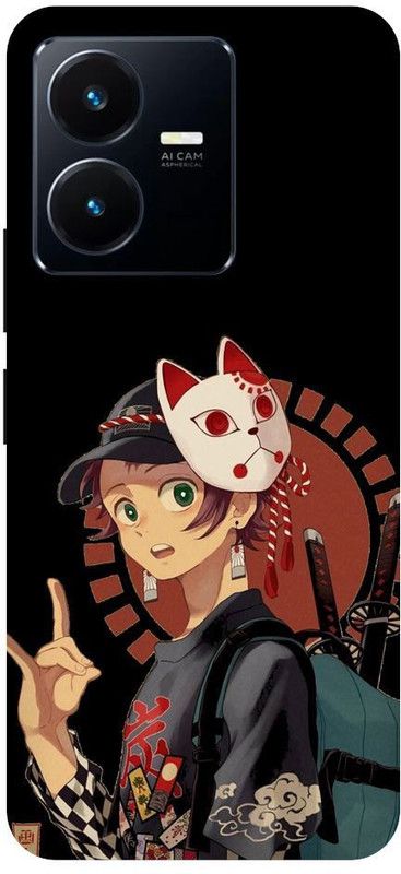 Vinsmoke Back Cover for Vivo Y35 Demon-Slayer-Tanjiro-Zenitsu-Nezuko-Anime-367268  (Multicolor, Shock Proof, Pack of: 1)