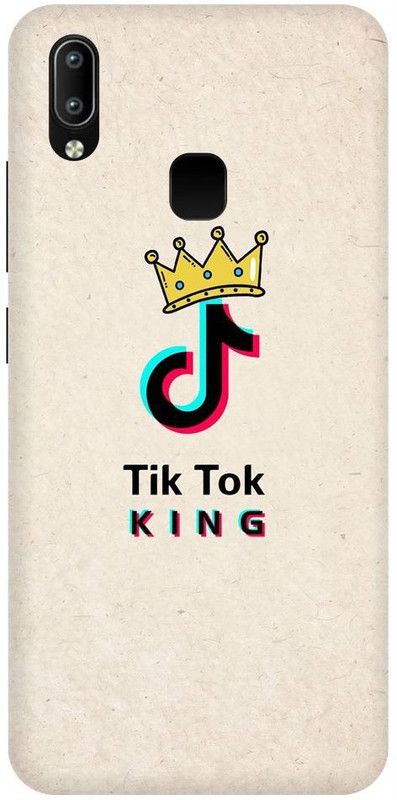 URCHIN Back Cover for Vivo Y95 Tiktok, Tiktok queen, tiktok king, tiktok  (Multicolor, Shock Proof, Pack of: 1)