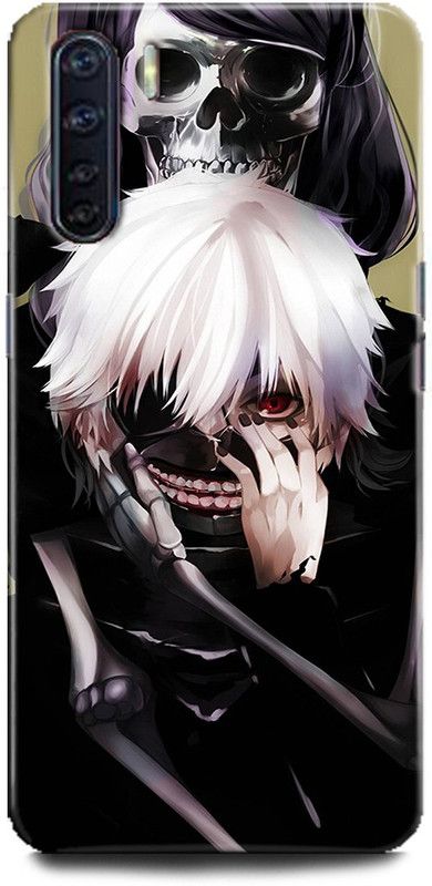 Afterglow Back Cover for Oppo F15 TOKYO GHOUL, KENEKI, ANIME, GHOUL, SUPERPOWER, HEROS, SKULL, DARK  (Multicolor, Shock Proof, Pack of: 1)