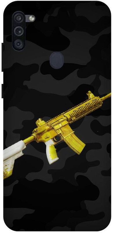 URCHIN Back Cover for Samsung M11 Pubg, Pubg Map, Pubg Game, Pubg Love, M416  (Multicolor, Shock Proof, Pack of: 1)