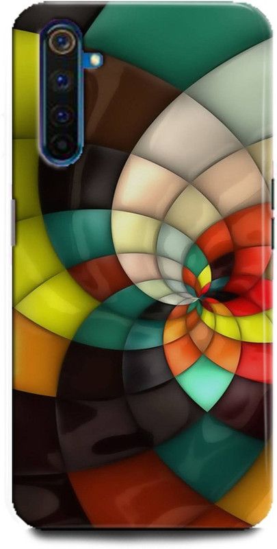 Afterglow Back Cover for Realme 6i MANDALA, DESIGN, BLUE FLO  (Multicolor, Shock Proof, Pack of: 1)
