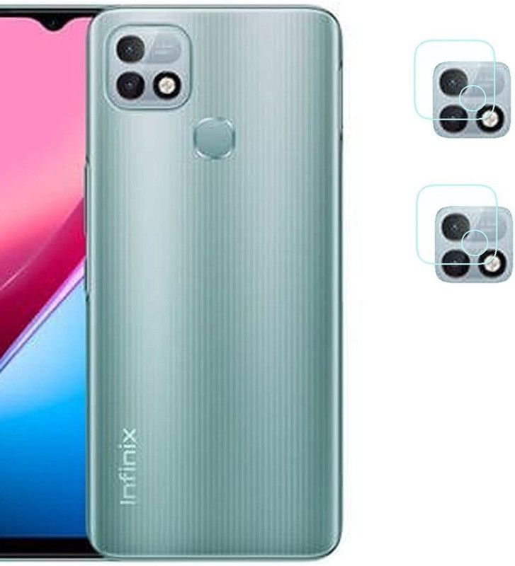 Transparent Back Camera Lens Glass Protector for Eii Infinix Hot 10i  (Pack of: 2)