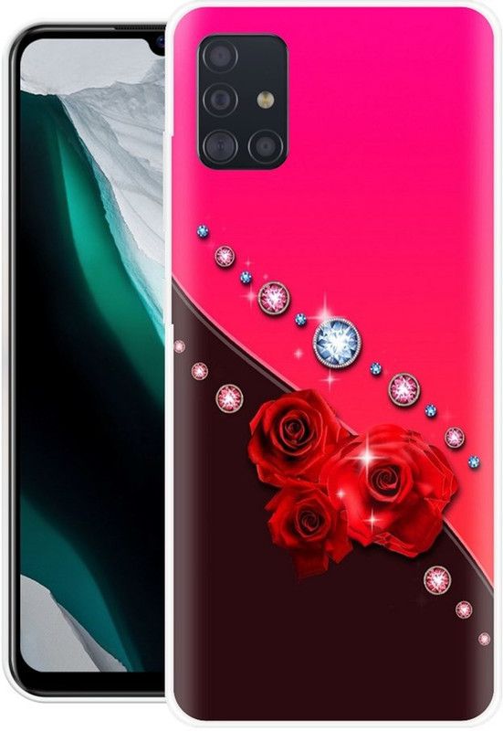 PINKZAP Back Cover for Samsung Galaxy M31s  (Pink, Maroon, Grip Case, Silicon, Pack of: 1)
