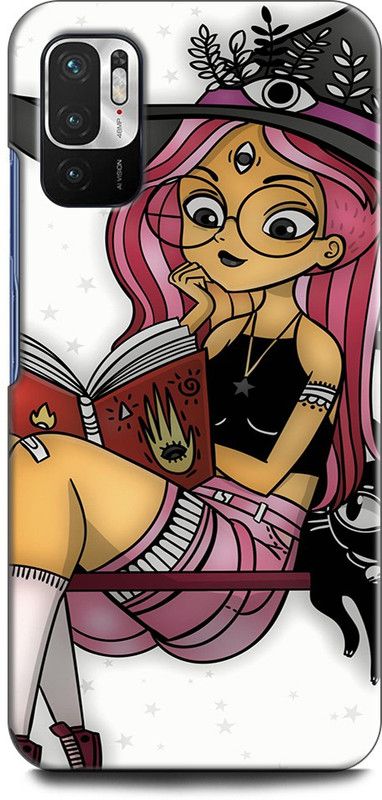Wall Art Back Cover for REDMI Note 10T 5G GIRL, ANIME, CARTOON, LOVE, CUT GIRL  (Multicolor, Dual Protection, Pack of: 1)