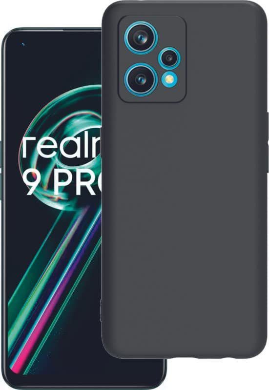 ASMANTIC Back Cover for Realme 9 5G  (Black, Pack of: 1)