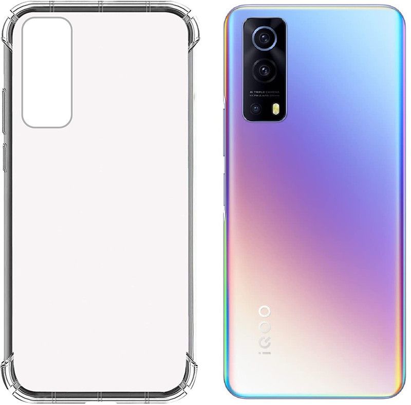AARERED Bumper Case for IQOO Z3  (Transparent, Shock Proof, Pack of: 1)