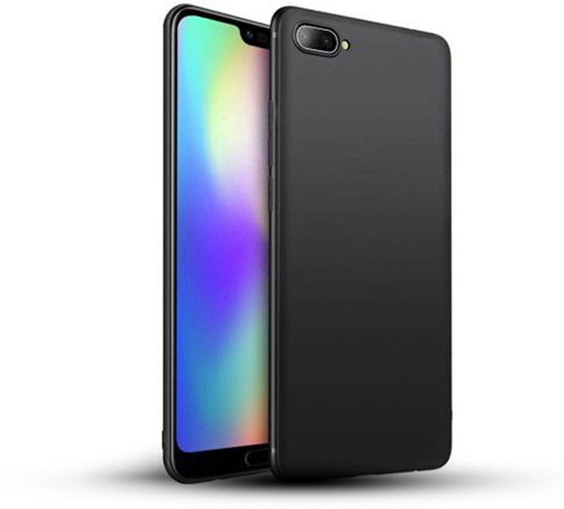 Mozo Back Cover for Honor 10  (Black, Silicon)