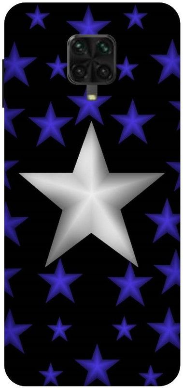SSMORYA Back Cover for POCO M2 Pro (Silver Star) Printed Back Cover  (Multicolor, Shock Proof, Pack of: 1)