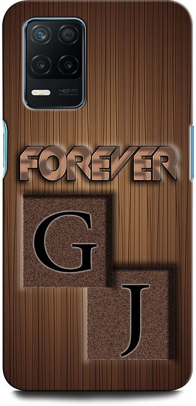 INTELLIZE Back Cover for Realme 8 5G  (Black, Brown, Pack of: 1)