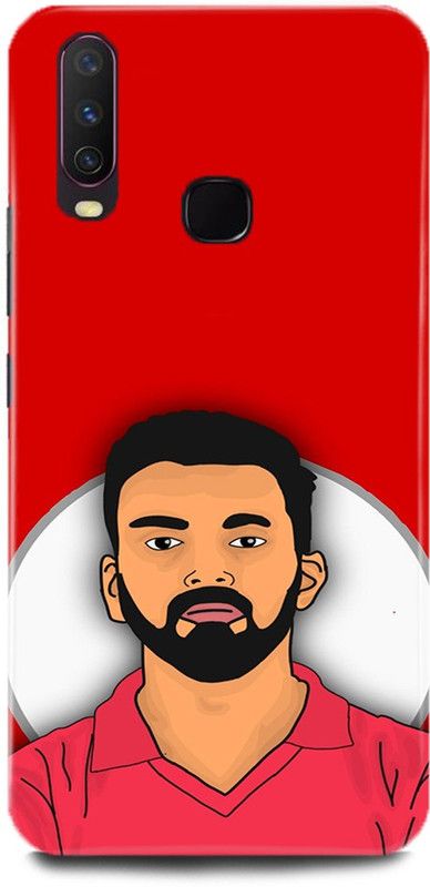 DIKRO Back Cover for VIVO Y12, 1904, LOKESH, RAHUL, KL, RAHUL, INDIAN, PLAYER, KINGS, 11, PUNJAB  (Multicolor, Hard Case, Pack of: 1)