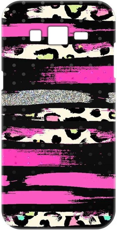 Smutty Back Cover for Samsung Galaxy J2, J200G - Strokes Print  (Multicolor, Hard Case, Pack of: 1)
