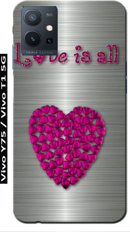 BIVAX Back Cover for VIVO T1 5G / VIVO Y75  (Multicolor, Grip Case, Silicon, Pack of: 1)