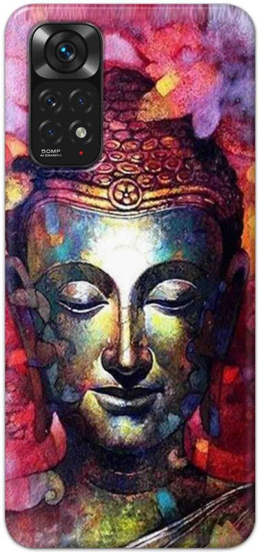 NDCOM Back Cover for REDMI NOTE 11 Lord Budha Art Printed  (Multicolor, Hard Case, Pack of: 1)