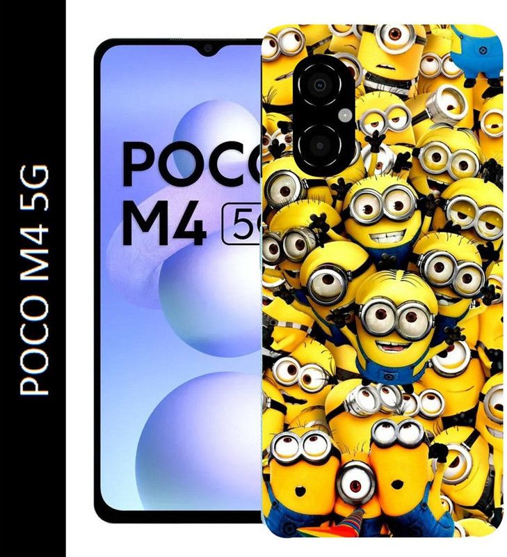 Anami Back Cover for POCO M4 5G, Xiaomi Poco M4 5G  (Multicolor, Grip Case, Silicon, Pack of: 1)