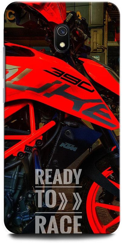ORBIQE Back Cover for Redmi 8A  (Red, Black, Hard Case, Pack of: 1)