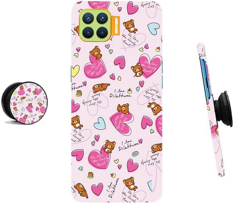 HELLO CASE Back Cover for Oppo F17 Pro  (Multicolor, Cases with Holder)
