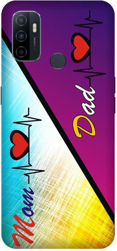 UMPRINT Back Cover for Oppo A33/Oppo CPH2137 Mom Dad Motivational Printed Back Cover  (Multicolor, Hard Case, Pack of: 1)