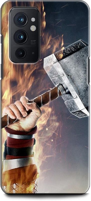 INDICRAFT Back Cover for OnePlus 9RT 5G THOR, HAMMER, AVENGER, MARVEL, SUPERHERO, COMIC  (Multicolor, Shock Proof, Pack of: 1)