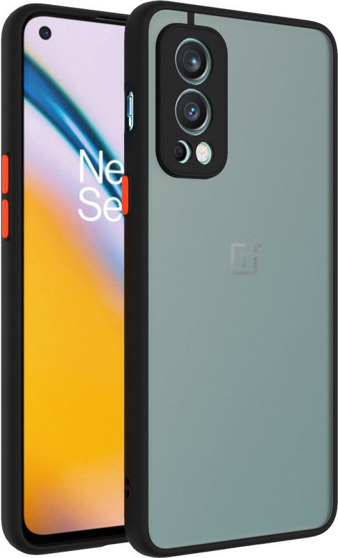 SONTY Back Cover for OnePlus Nord 2 5G  (Black)