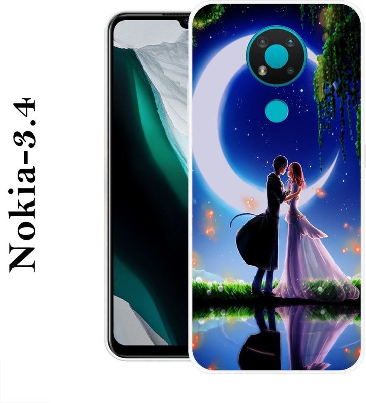 Sswastik Back Cover for Nokia 3.4  (Multicolor, Silicon)