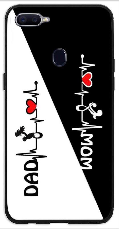CaseRepublic Back Cover for Oppo F9  (Black, Grip Case, Pack of: 1)