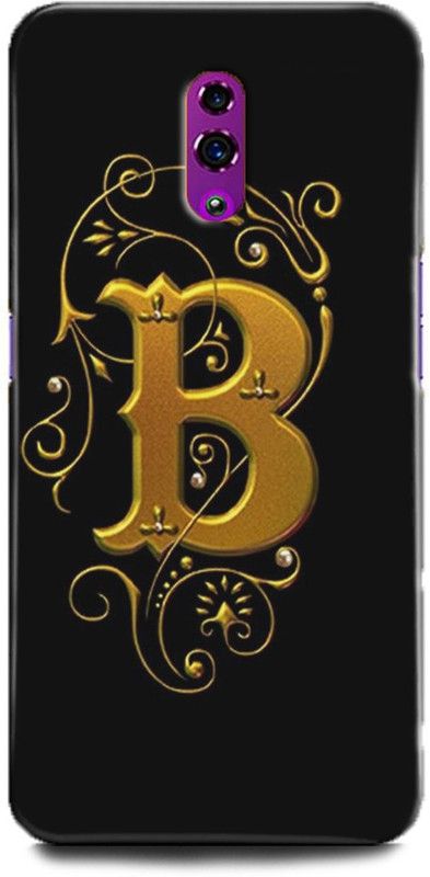 INTELLIZE Back Cover for Oppo Reno/CPH1919 B letter,Printed  (Multicolor, Shock Proof, Pack of: 1)