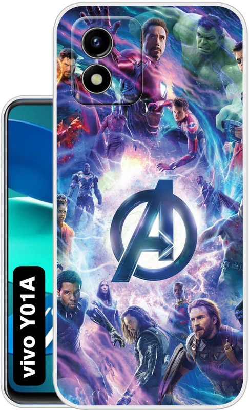 Case Club Back Cover for vivo Y01A  (Multicolor, Grip Case, Silicon, Pack of: 1)