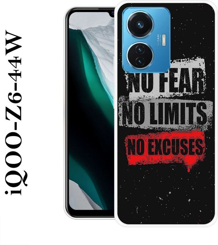 BAGRA Back Cover for IQOO Z6 44W  (Multicolor, Grip Case, Silicon)