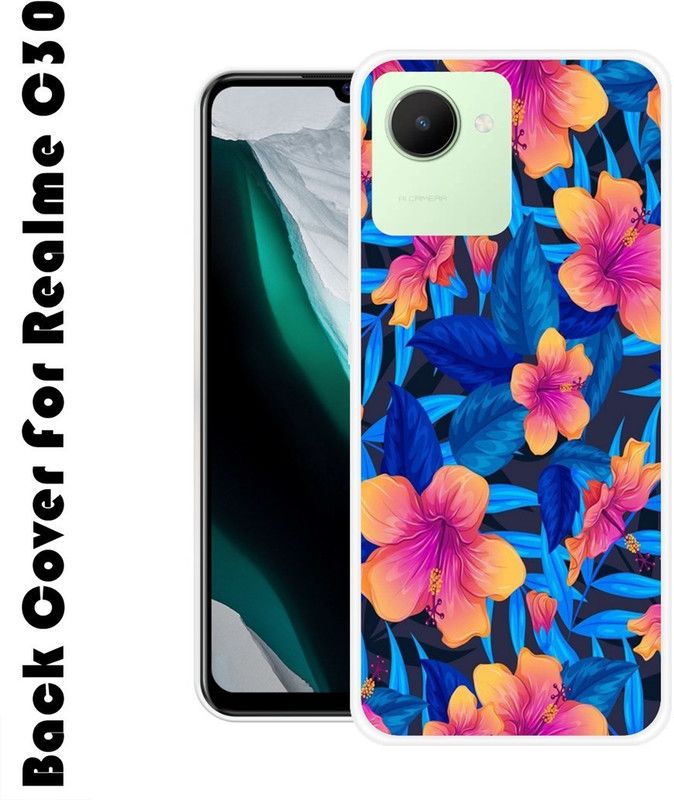 LOVETHINK Back Cover for Realme C30  (Multicolor, Grip Case, Silicon, Pack of: 1)