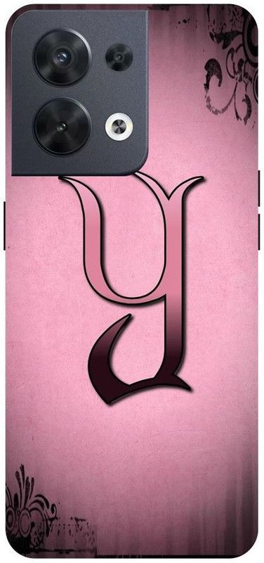 Wall Art Back Cover for OPPO RENO 8 (5G) Y Letter, Alphabet Y, Bonitas Printed  (Multicolor, Dual Protection, Pack of: 1)