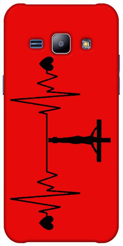 REALKING Back Cover for Samsung Galaxy J7 2015, Samsung Galaxy J7 Nxt  (Red, Black, Grip Case, Silicon, Pack of: 1)