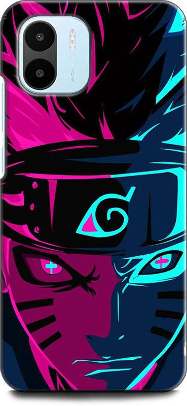 WallCraft Back Cover for REDMI A1 NARUTO, ANIME, NEON  (Multicolor, Dual Protection, Pack of: 1)