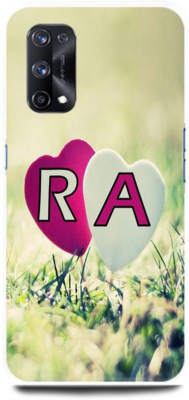 Dimora Back Cover for OPPO F19s, R LOVES A NAME R NAME A LETTER ALPHABET R LOVE A NAME  (Multicolor, Hard Case, Pack of: 1)