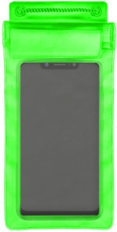 acd Pouch for VIVO Y51L  (Green, Waterproof, Silicon)