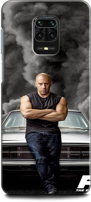WallCraft Back Cover for Redmi Note 9 Pro Max FAST & FURIOUS, VIN DIESEL  (Multicolor, Dual Protection, Pack of: 1)