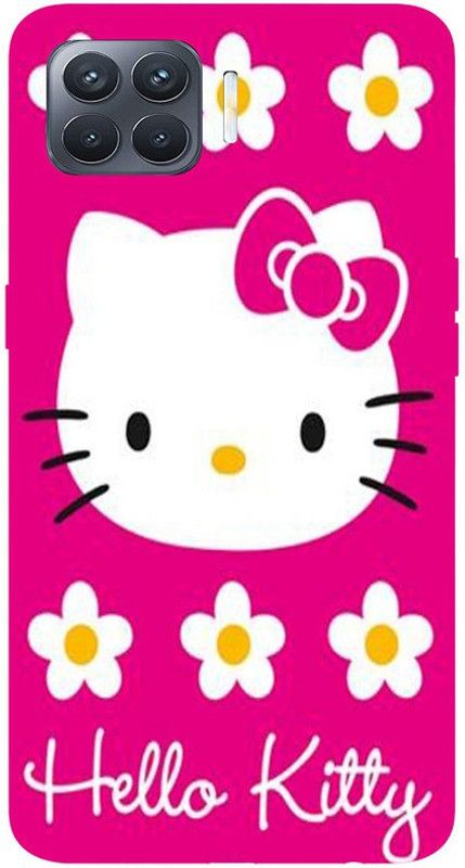 SGRB Enterprises Back Cover for Oppo F17 Pro  (Pink, White, Shock Proof, Silicon)