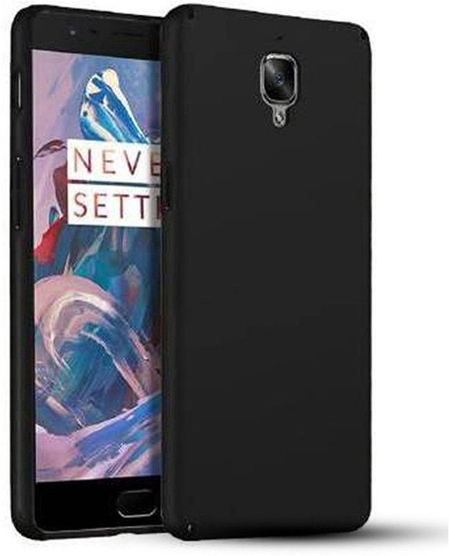 Stunny Back Cover for OnePlus 3T  (Black, Grip Case, Pack of: 1)