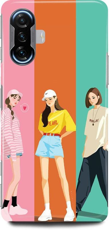 play fast Back Cover for POCO F3 GT ANIME, GIRL, BOY, LOVELY,GIRL, CUTE, COUPLE  (Multicolor, Hard Case, Pack of: 1)